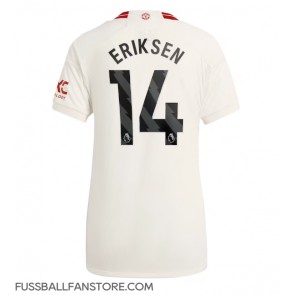 Manchester United Christian Eriksen #14 Replik 3rd trikot Damen 2023-24 Kurzarm